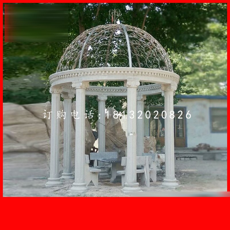 歐式?jīng)鐾さ袼?，小區(qū)石雕亭子.jpg