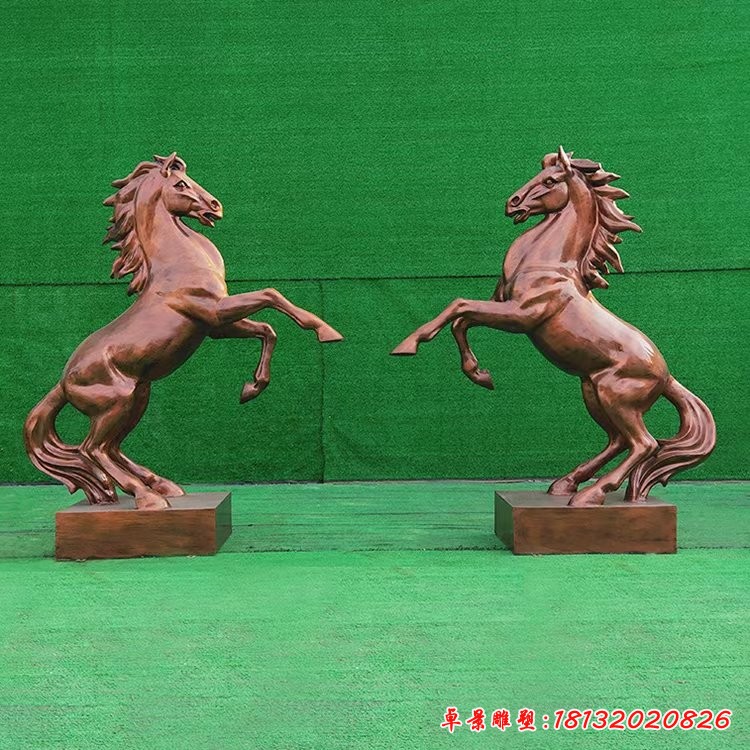 馬到成功銅雕馬