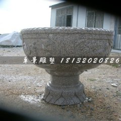 石花盆， 大理石花盆