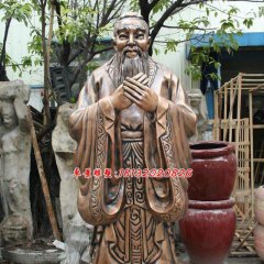 孔子銅雕，孔子雕塑