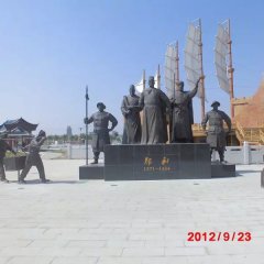 鄭和銅雕，古代名人銅雕