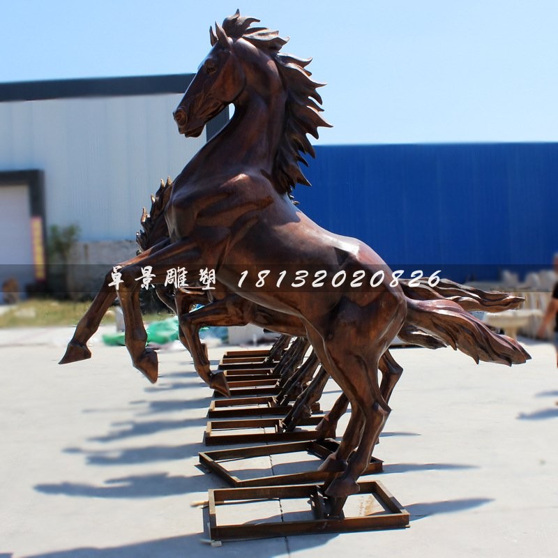 銅雕馬，招財(cái)馬銅雕