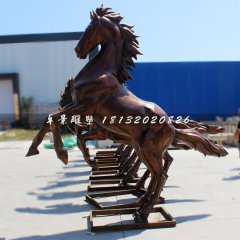 銅雕馬，招財(cái)馬銅雕