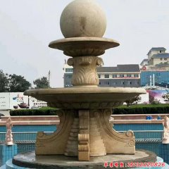 公園雙層風(fēng)水球石雕