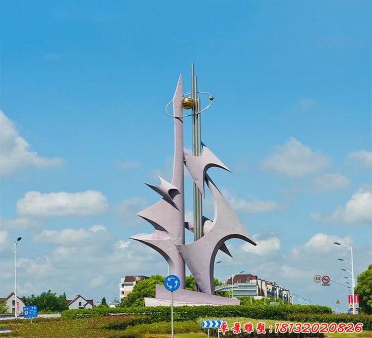 不銹鋼抽象雕塑，廣場不銹鋼雕塑