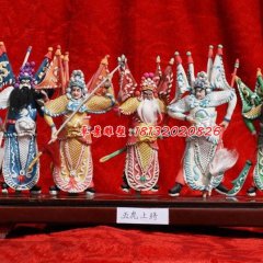 玻璃鋼五虎上將雕塑，玻璃鋼戲劇人物雕塑