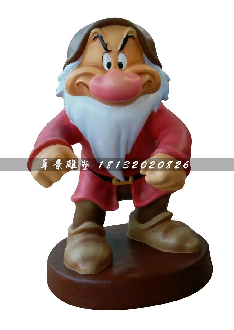 玻璃鋼小矮人雕塑，玻璃鋼卡通雕塑 (4)-恢復(fù)的