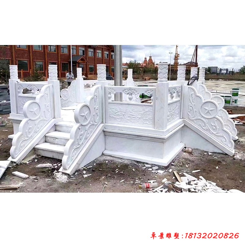 企業升旗臺石雕