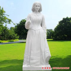 西方醫(yī)學名人南丁格爾石雕
