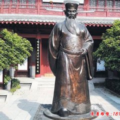 景區包公銅雕像