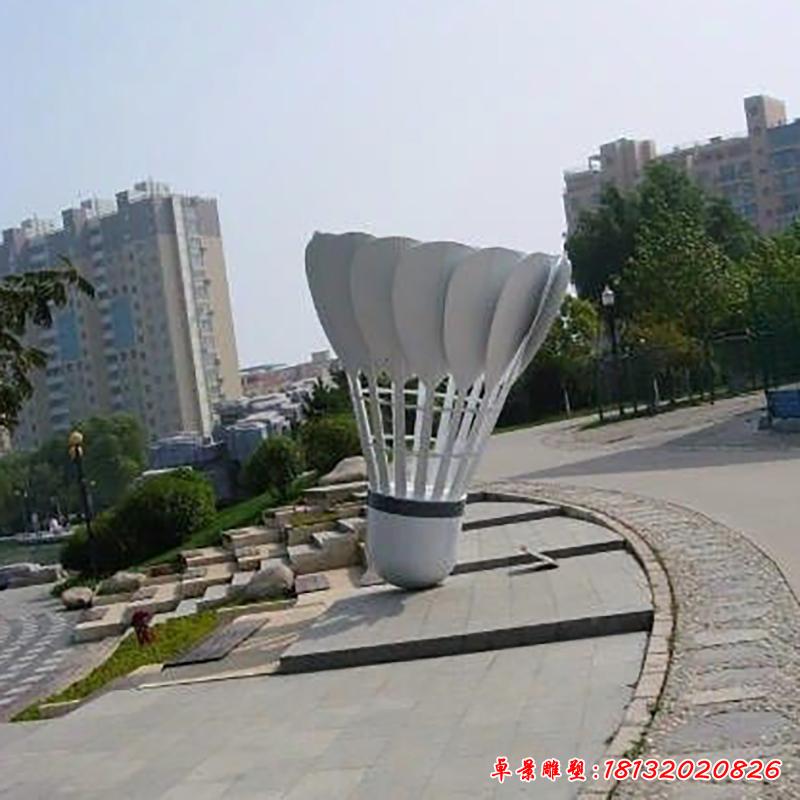 不銹鋼羽毛球雕塑，廣場不銹鋼雕塑
