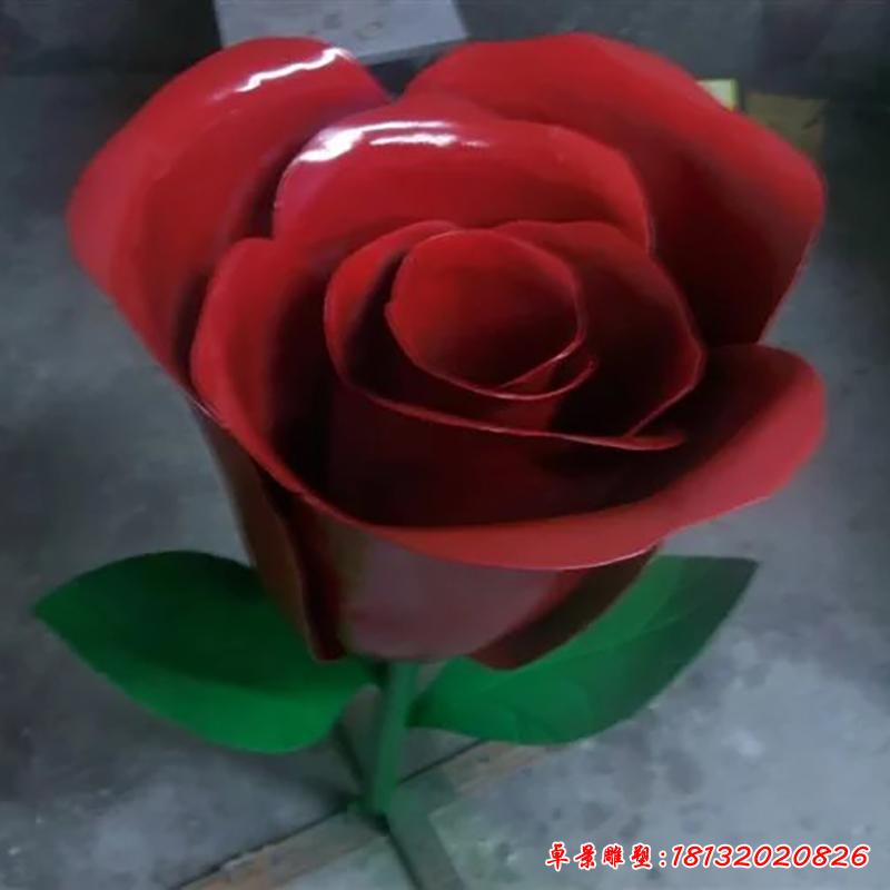 不銹鋼公園景觀花朵雕塑