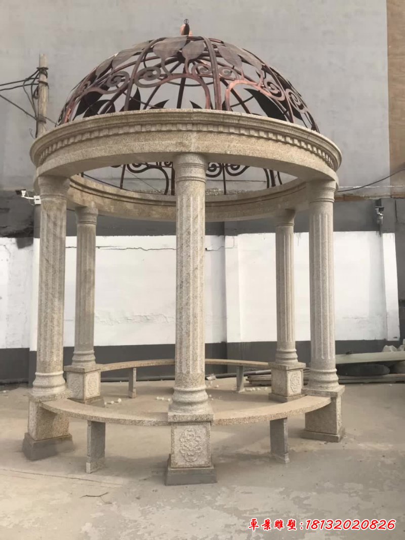 歐式涼亭景觀石雕 (5)