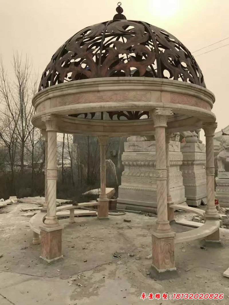 歐式涼亭景觀石雕