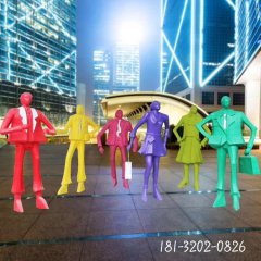 時尚購物玻璃鋼人物