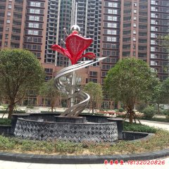 碧桂園不銹鋼卡通雕塑