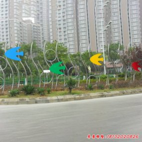 景觀魚不銹鋼雕塑