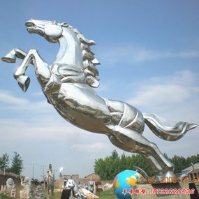 不銹鋼仿真馬雕塑