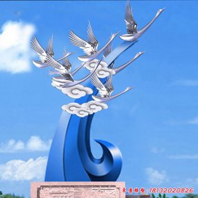 不銹鋼?dān)Q雕塑