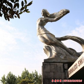 不銹鋼女媧補(bǔ)天雕塑