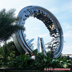 城市景觀不銹鋼雕塑 城市不銹鋼雕塑