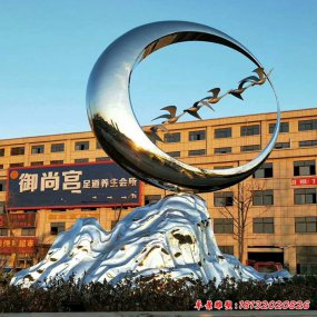 不銹鋼假山雕塑 景觀雕塑