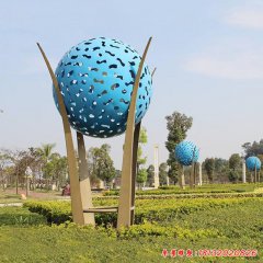 現代公園不銹鋼雕塑