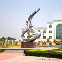 企業(yè)不銹鋼景觀雕塑
