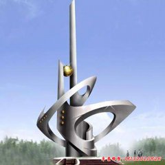 不銹鋼企業(yè)景觀雕塑