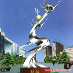 校園雕塑-不銹鋼雕塑