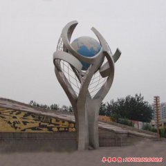 不銹鋼廣場雕塑