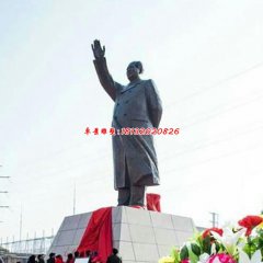 文革毛主席銅塑像