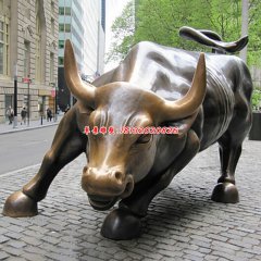 華爾街銅牛塑像
