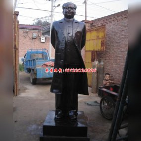毛澤東銅雕像