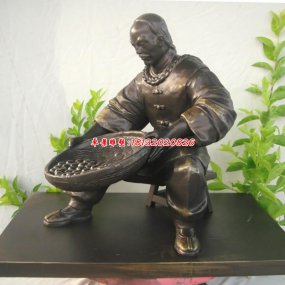 人物鑄銅銅雕塑