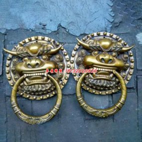 門獅子頭銅