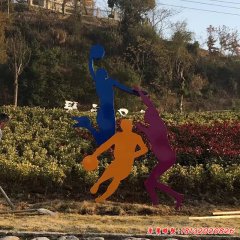 籃球運動員塑像