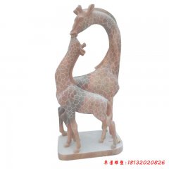 動(dòng)物雕塑長頸鹿