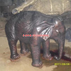 南川花山公園的銅雕