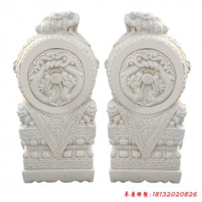 鎮宅門墩石獸