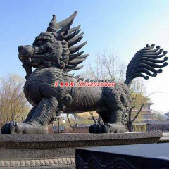 大型銅麒麟雕塑