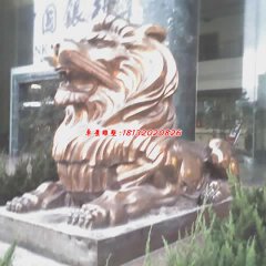 匯豐獅子銅雕