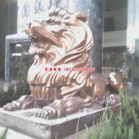 匯豐獅子銅雕