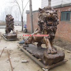 銅獅子林園銅獅子