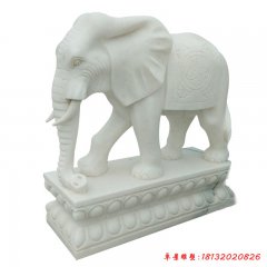 漢白玉動物雕塑