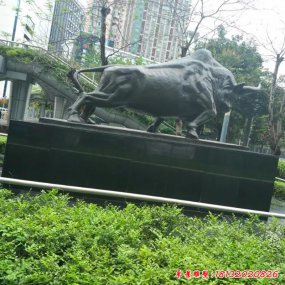 企業銅牛雕塑