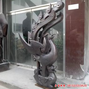 銅鳳凰雕塑