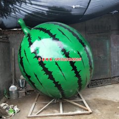 玻璃鋼西瓜雕塑