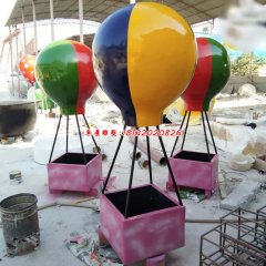 玻璃鋼熱氣球雕塑