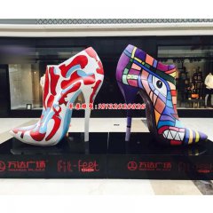 高跟鞋玻璃鋼雕塑